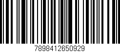 Código de barras (EAN, GTIN, SKU, ISBN): '7898412650929'