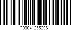 Código de barras (EAN, GTIN, SKU, ISBN): '7898412652961'