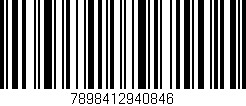 Código de barras (EAN, GTIN, SKU, ISBN): '7898412940846'