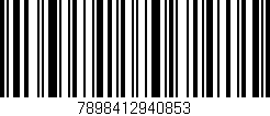 Código de barras (EAN, GTIN, SKU, ISBN): '7898412940853'
