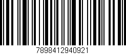 Código de barras (EAN, GTIN, SKU, ISBN): '7898412940921'