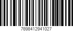 Código de barras (EAN, GTIN, SKU, ISBN): '7898412941027'
