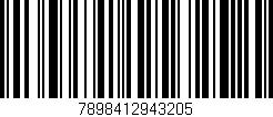 Código de barras (EAN, GTIN, SKU, ISBN): '7898412943205'
