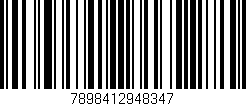 Código de barras (EAN, GTIN, SKU, ISBN): '7898412948347'