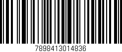 Código de barras (EAN, GTIN, SKU, ISBN): '7898413014836'