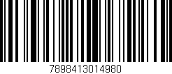 Código de barras (EAN, GTIN, SKU, ISBN): '7898413014980'