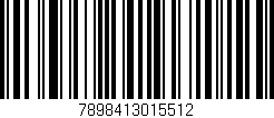 Código de barras (EAN, GTIN, SKU, ISBN): '7898413015512'
