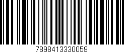 Código de barras (EAN, GTIN, SKU, ISBN): '7898413330059'