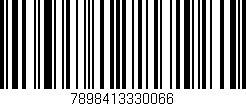 Código de barras (EAN, GTIN, SKU, ISBN): '7898413330066'