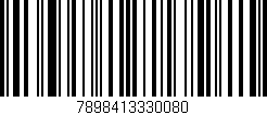 Código de barras (EAN, GTIN, SKU, ISBN): '7898413330080'