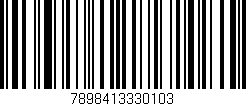 Código de barras (EAN, GTIN, SKU, ISBN): '7898413330103'