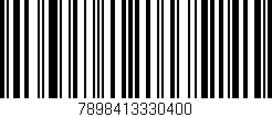 Código de barras (EAN, GTIN, SKU, ISBN): '7898413330400'