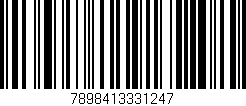 Código de barras (EAN, GTIN, SKU, ISBN): '7898413331247'