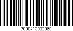 Código de barras (EAN, GTIN, SKU, ISBN): '7898413332060'