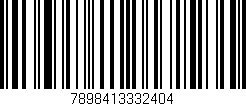 Código de barras (EAN, GTIN, SKU, ISBN): '7898413332404'