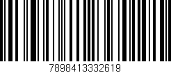 Código de barras (EAN, GTIN, SKU, ISBN): '7898413332619'