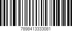 Código de barras (EAN, GTIN, SKU, ISBN): '7898413333081'