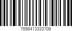 Código de barras (EAN, GTIN, SKU, ISBN): '7898413333708'