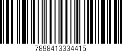 Código de barras (EAN, GTIN, SKU, ISBN): '7898413334415'
