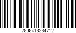 Código de barras (EAN, GTIN, SKU, ISBN): '7898413334712'