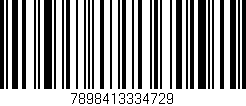 Código de barras (EAN, GTIN, SKU, ISBN): '7898413334729'