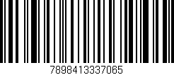 Código de barras (EAN, GTIN, SKU, ISBN): '7898413337065'
