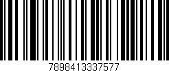 Código de barras (EAN, GTIN, SKU, ISBN): '7898413337577'