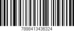 Código de barras (EAN, GTIN, SKU, ISBN): '7898413436324'