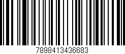 Código de barras (EAN, GTIN, SKU, ISBN): '7898413436683'
