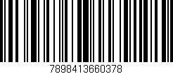 Código de barras (EAN, GTIN, SKU, ISBN): '7898413660378'