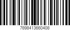 Código de barras (EAN, GTIN, SKU, ISBN): '7898413660408'