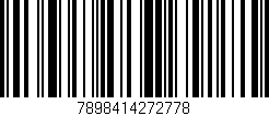 Código de barras (EAN, GTIN, SKU, ISBN): '7898414272778'