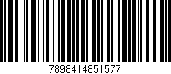 Código de barras (EAN, GTIN, SKU, ISBN): '7898414851577'
