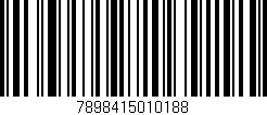 Código de barras (EAN, GTIN, SKU, ISBN): '7898415010188'