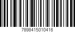 Código de barras (EAN, GTIN, SKU, ISBN): '7898415010416'