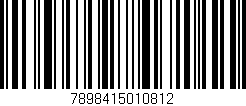 Código de barras (EAN, GTIN, SKU, ISBN): '7898415010812'