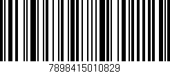 Código de barras (EAN, GTIN, SKU, ISBN): '7898415010829'