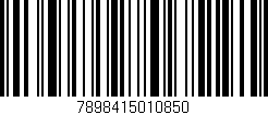 Código de barras (EAN, GTIN, SKU, ISBN): '7898415010850'