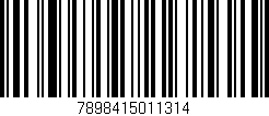 Código de barras (EAN, GTIN, SKU, ISBN): '7898415011314'