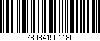 Código de barras (EAN, GTIN, SKU, ISBN): '789841501180'