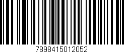 Código de barras (EAN, GTIN, SKU, ISBN): '7898415012052'