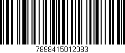 Código de barras (EAN, GTIN, SKU, ISBN): '7898415012083'