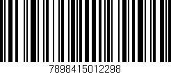 Código de barras (EAN, GTIN, SKU, ISBN): '7898415012298'