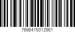 Código de barras (EAN, GTIN, SKU, ISBN): '7898415012861'