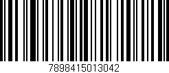 Código de barras (EAN, GTIN, SKU, ISBN): '7898415013042'