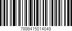 Código de barras (EAN, GTIN, SKU, ISBN): '7898415014049'