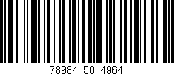 Código de barras (EAN, GTIN, SKU, ISBN): '7898415014964'