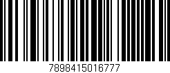 Código de barras (EAN, GTIN, SKU, ISBN): '7898415016777'