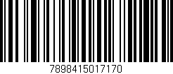 Código de barras (EAN, GTIN, SKU, ISBN): '7898415017170'