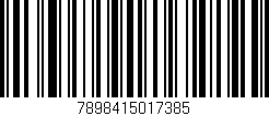 Código de barras (EAN, GTIN, SKU, ISBN): '7898415017385'